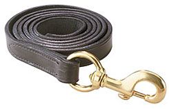 Perri's Leather Collection Leather Lead with Solid Brass Snap