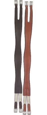 Perri's Leather Collection Leather Overlay Girth