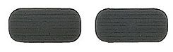 Perri's Leather Collection Black Stirrup Pads