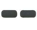 Perri's Leather Collection Black Stirrup Pads