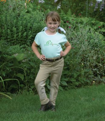 Perri's Children's Front Zip Knee Patch Jodhpur