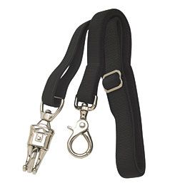 Perri's Leather Elastic Cross Tie