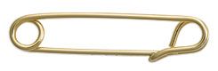 Perri's Leather Gold Medium Plain Stock Pin