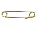 Perri's Leather Gold Medium Plain Stock Pin