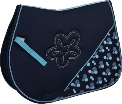 Perri's Pony Palooza Navy Dot All Purpose Saddle Pad