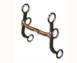 Professional's Choice Bob Avila Training Shank Copper Wire Snaffle Bit