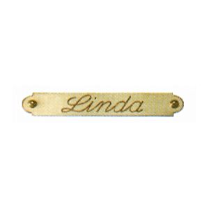 Perri's Custom 3/8x2 English Brass Plate Best Price
