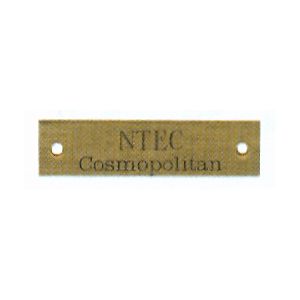 Perri's Custom 1/2 x 3 Beveled Brass Plate Best Price