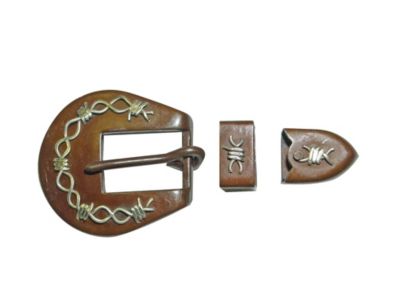 Metalab Antique Barb Wire Buckle Set Best Price