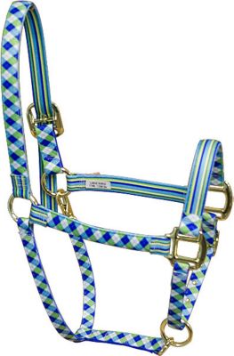 High Fashion Horse Argyle with Stripes Halter