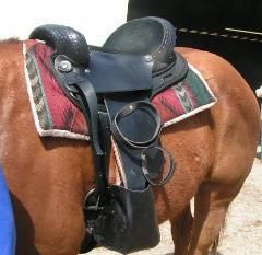 Timber Ridge Oversize Western Saddle Full QH Bars