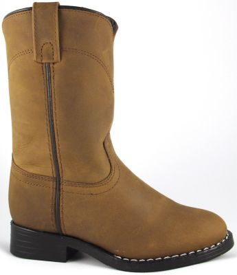 Smoky Mountain Youth/Teen Leather Roper Boots
