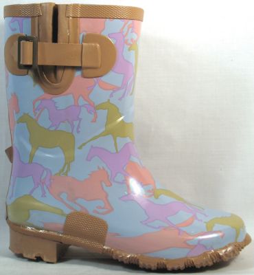 Smoky Mountain Kids Painted Ponies Rubber Boots
