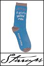 Stirrups Clothing A Girls Gotta Ride Crew Sock