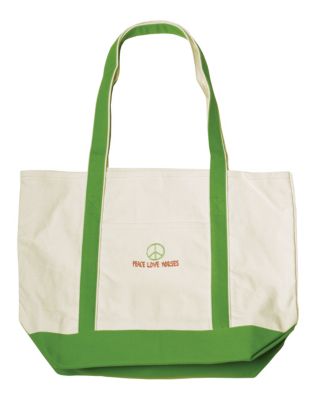 Stirrups Peace Love Horses Boat Bag (SC00409R)
