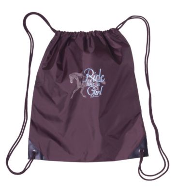 Stirrups Ride Like A Girl Cinch Back Pack (SC00412R)