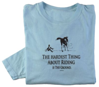 Stirrups Ladies Hardest Part Of Riding Long Sleeve Tee Shirt