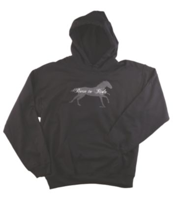 Stirrups Adult Born To Ride Hoodie