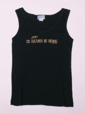 Stirrups Ladies I'd Rather Be Riding Tank (SC00637) Stirrups Ladies I'd Rather Be Riding Tank (SC00637)