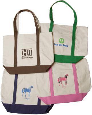 Stirrups Canvas Tote Bag
