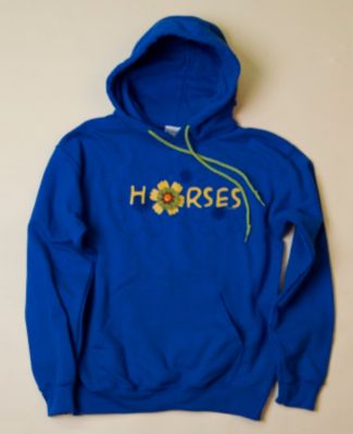 Stirrups Adult Horse Flower Hoodie Best Price