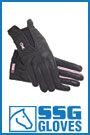 SSG Gloves Hope Riding Glove w/Pink Gussets