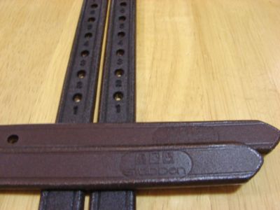 Stubben 34 XLong Black Stirrup Leathers
