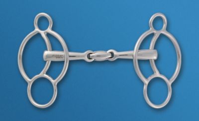 Stubben EZ Control Doubld Joint 3-Rng Gag Bit Best Price