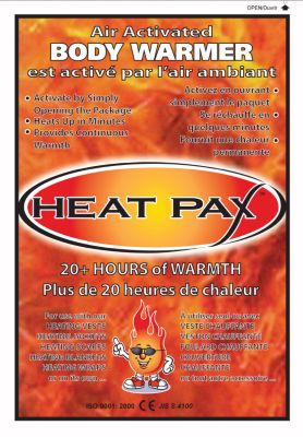 Techniche HeatPax Air Activated Body Warmer Mulit-Packs Best Price