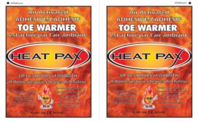 Techniche HeatPax Air Activated Adhesive Toe Warmers Best Price
