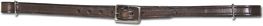 Myler 15" Hackamore Leather Curb Strap
