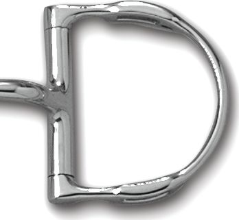 Myler English Dee Ring Bits with Hooks