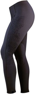 Irideon Ladies Low Rise Fleur De Lis Issential Riding Tights
