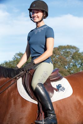 Irideon Kids Hearts 'n' Horseshoes Riding Tights