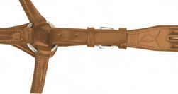 Silverleaf Plain Raised Breastplate with Standing Attachment