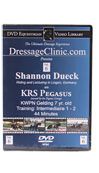 DVD Equestrian Video Library Dressage Shannon Dueck on KRS Pegasus