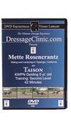 DVD Equestrian Video Library Dressage Metter Rosencrantz on Taison