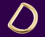 Brass Saddle Dee Ring-1