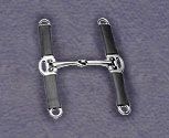 Korsteel Leather Covered Elevator Full Cheek Gag