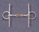 JP Bits by Korsteel Full Cheek with Copper Ball Link Bit