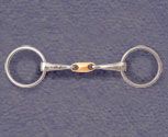 JP Bits by Korsteel Loose Ring with Copper Oval Link Bit