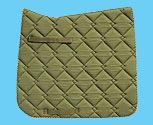 Ecole by Roma Dressage Double Diamond Quilt Saddle Pad