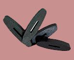 Korsteel Rubber Rein Stoppers (Pair)