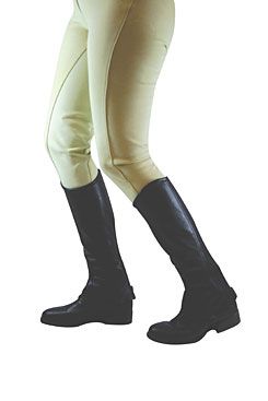 Dublin Flexi Leather Half Chaps 