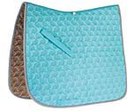 Roma Ecole Contrast Stitch Swirl Quilt Saddle Pad
