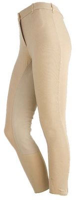On Course Ladies Cotton Natural Full Seat Riding Breeches