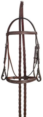 Collegiate Raised Padded Fancy Bridle
