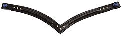 Collegiate V Shaped Swarovski Nine Crystal Browband