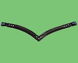 Collegiate V Shaped Swarovski Nine Crystal Browband