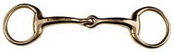 JP Korsteel Gold Bradoon Eggbutt Snaffle Bit